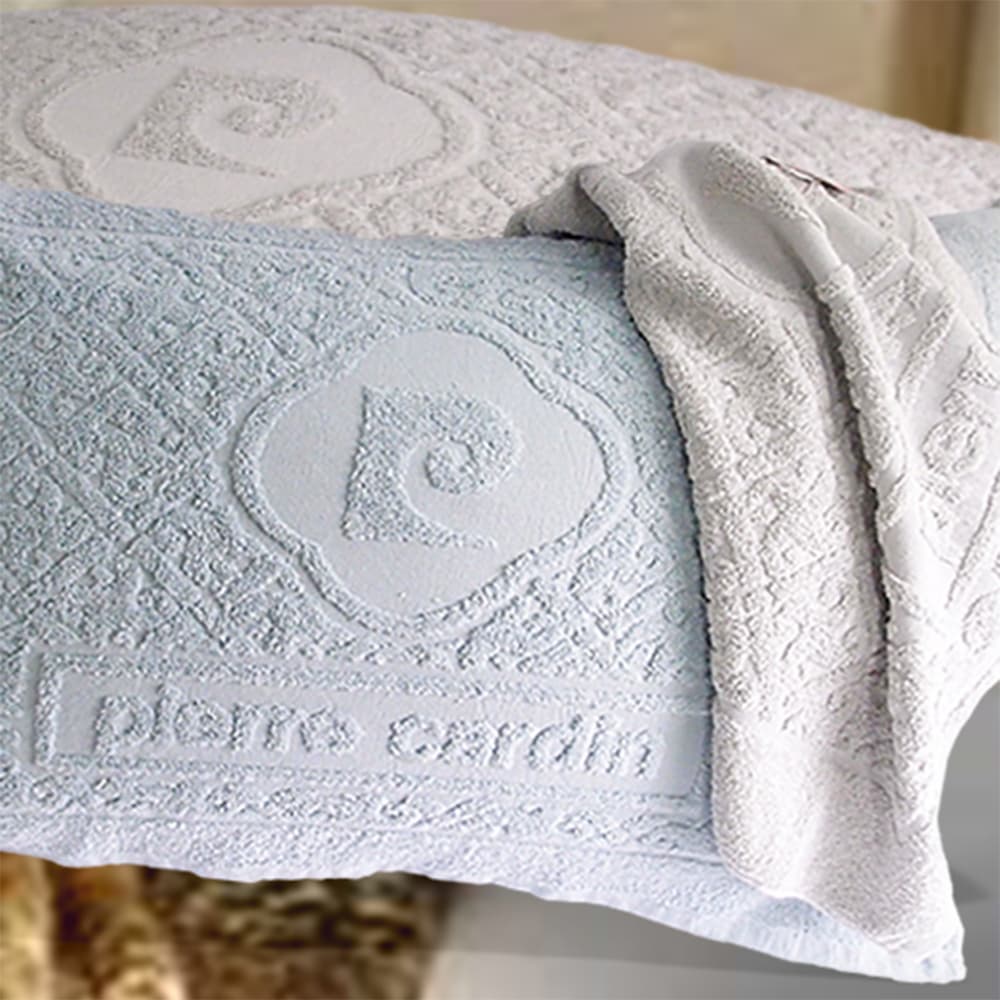 Pierre Cardin Towel Pillow Case - Dyed Yarn